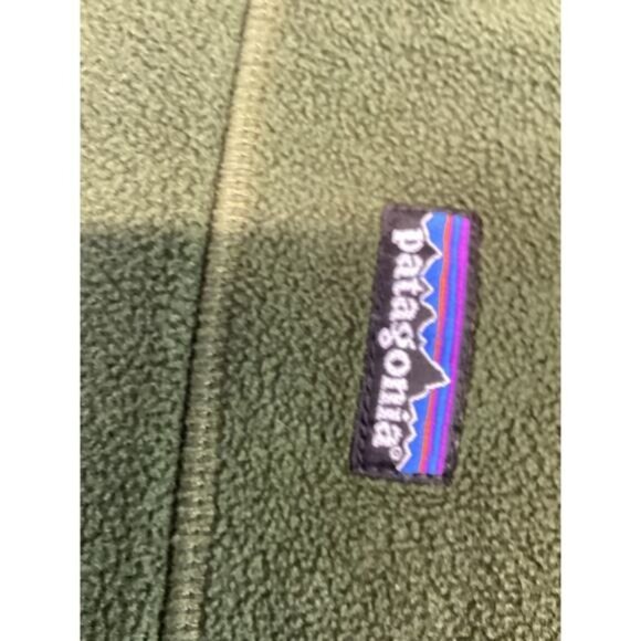 Preppy Streetwear Coquette Utility Patagonia Synchilla Jacket Green Size XL - Picture 5 of 5